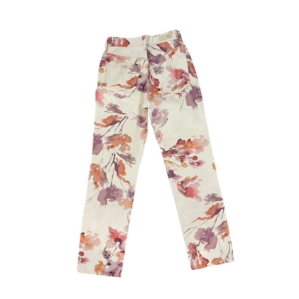 AG ADRIANO GOLDSCHMIED Womens Alexxis High Rise Floral Print Jeans Size 25R - Picture 11 of 12